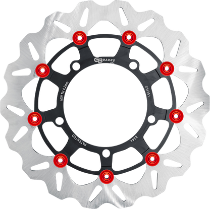 GBRAKES Front GBDU038 Brake Rotor for High-Performance Sportbikes and V-Twin Builds