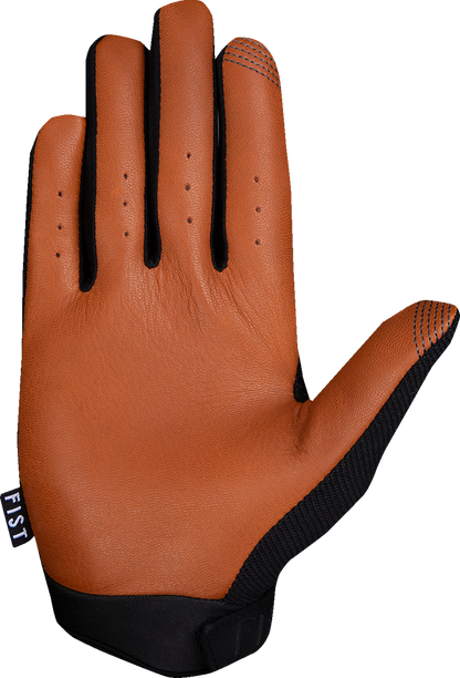 FIST HANDWEAR Moto Hybrid Leather Gloves in tan, small size, featuring durable leather and sporty design for motorcycle riding.