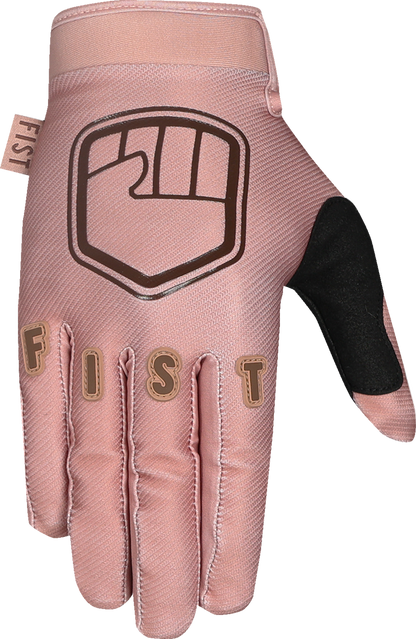 FIST HANDWEAR Strapped Earth Stocker gloves in tan, XL size, featuring durable strap design and rugged work glove style.