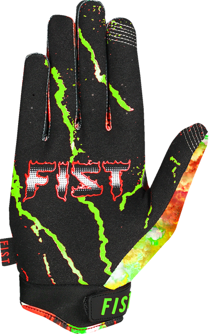 FIST HANDWEAR youth T-Rex gloves with straps, featuring superior grip and breathability, designed for kids in size XXS.