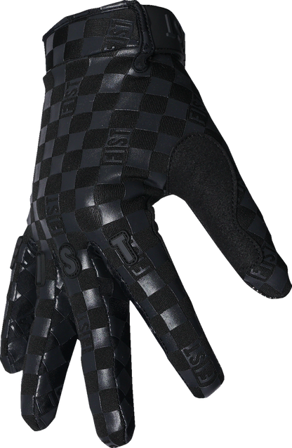 FIST HANDWEAR Chequer Frosty Gloves in black, XS size, featuring a checkered pattern and winter thermal insulation.