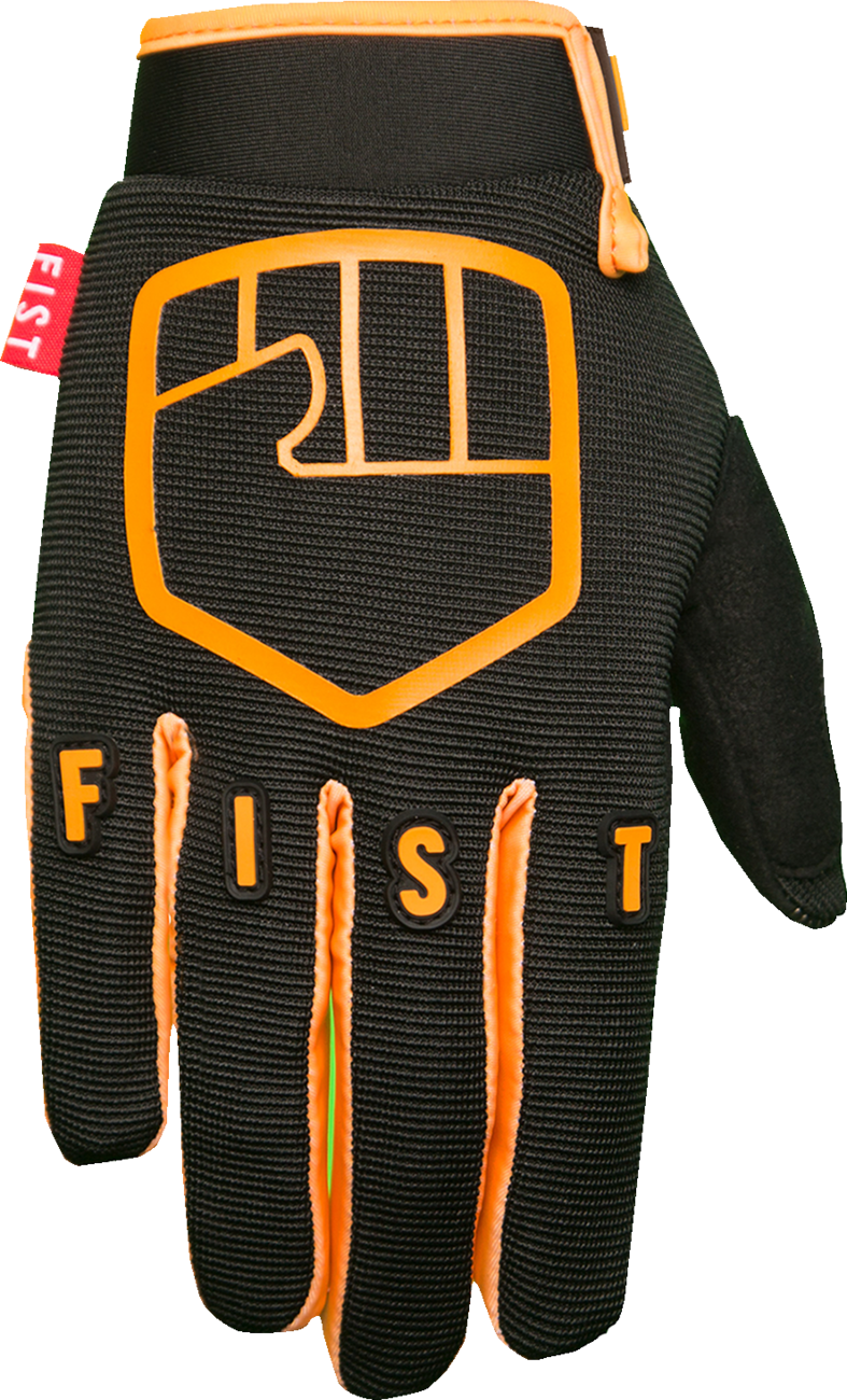 FIST HANDWEAR Strapped Robbie Maddison Red Label High Lighter Gloves large size, featuring red design and strap closure.