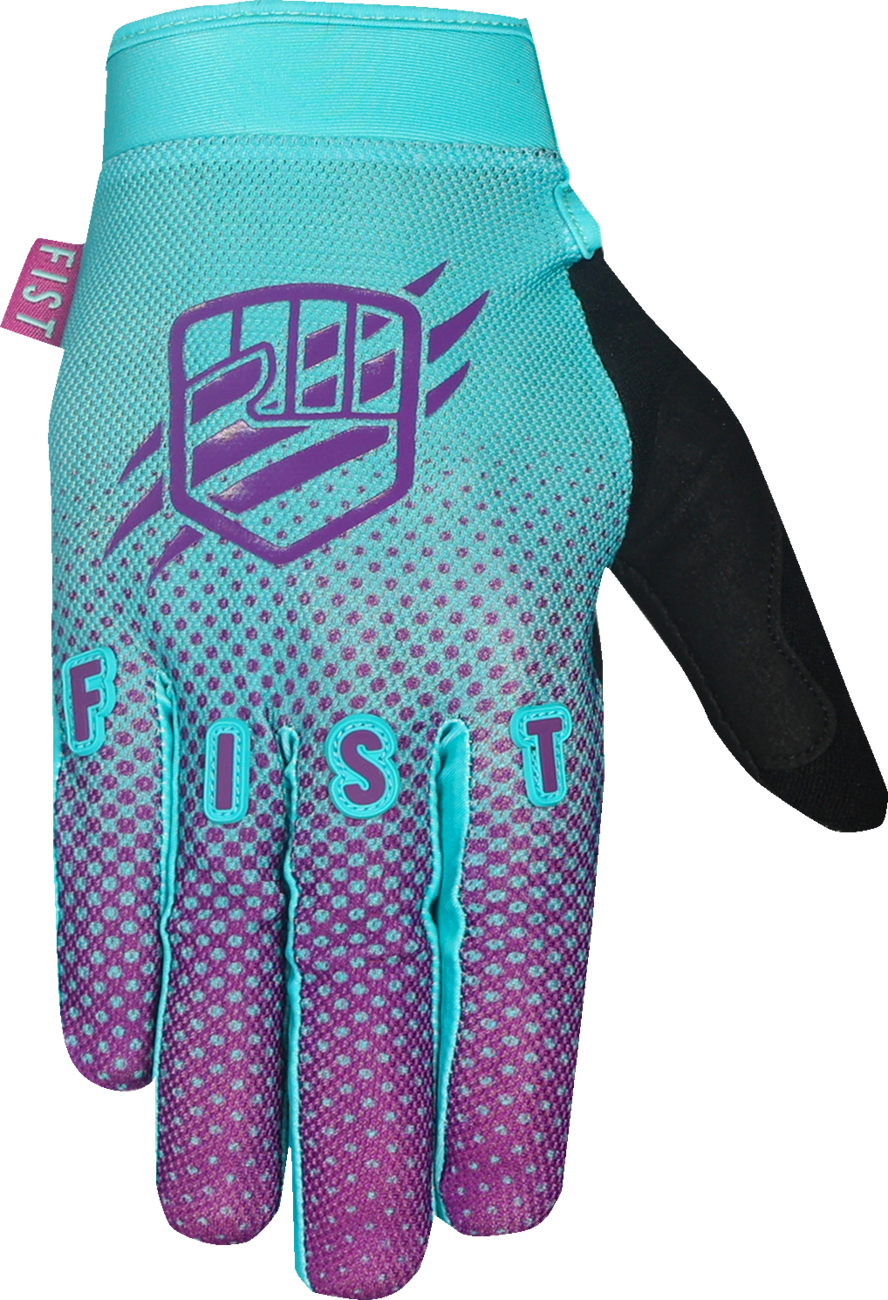 FIST Handwear Breezer Gloves in violet halftone, XS, with lightweight mesh and perforated Clarino palm for breathability.