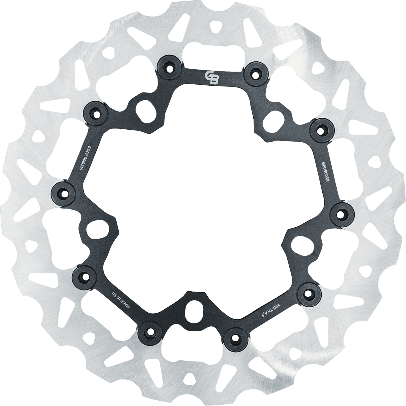 GBRAKES Wave® Front Brake Rotor 12.5 inch GBD9003X for Enhanced Vehicle Stopping Power