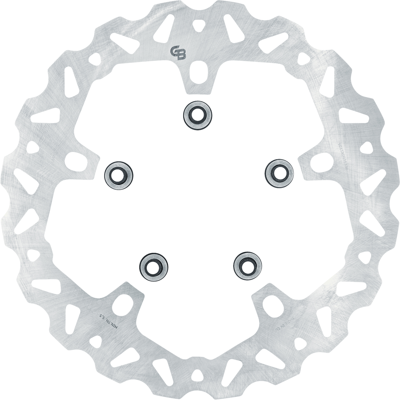 GBRAKES Wave® Front Brake Rotor 12.5 inches GBD9015X for Enhanced Stopping Power