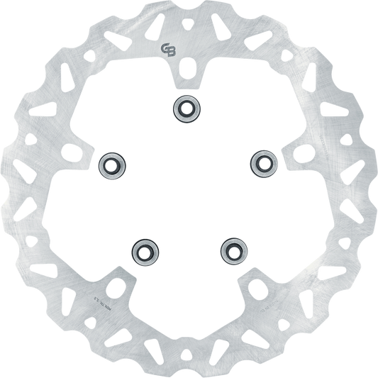 GBRAKES Wave® Front Brake Rotor 12.5 inches GBD9015X for Enhanced Stopping Power