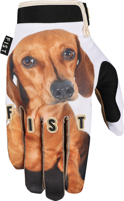 Youth strapped Maise N Pearl gloves by FIST HANDWEAR, medium size, featuring a comfortable fit and stylish design.