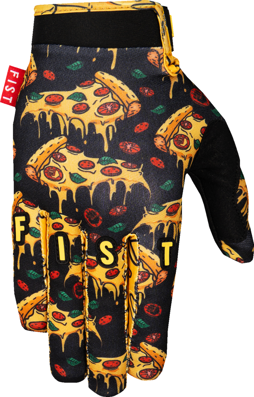 FIST HANDWEAR Lil Fists Strapped Slice of Heaven gloves in medium size, featuring black design with strap detail.
