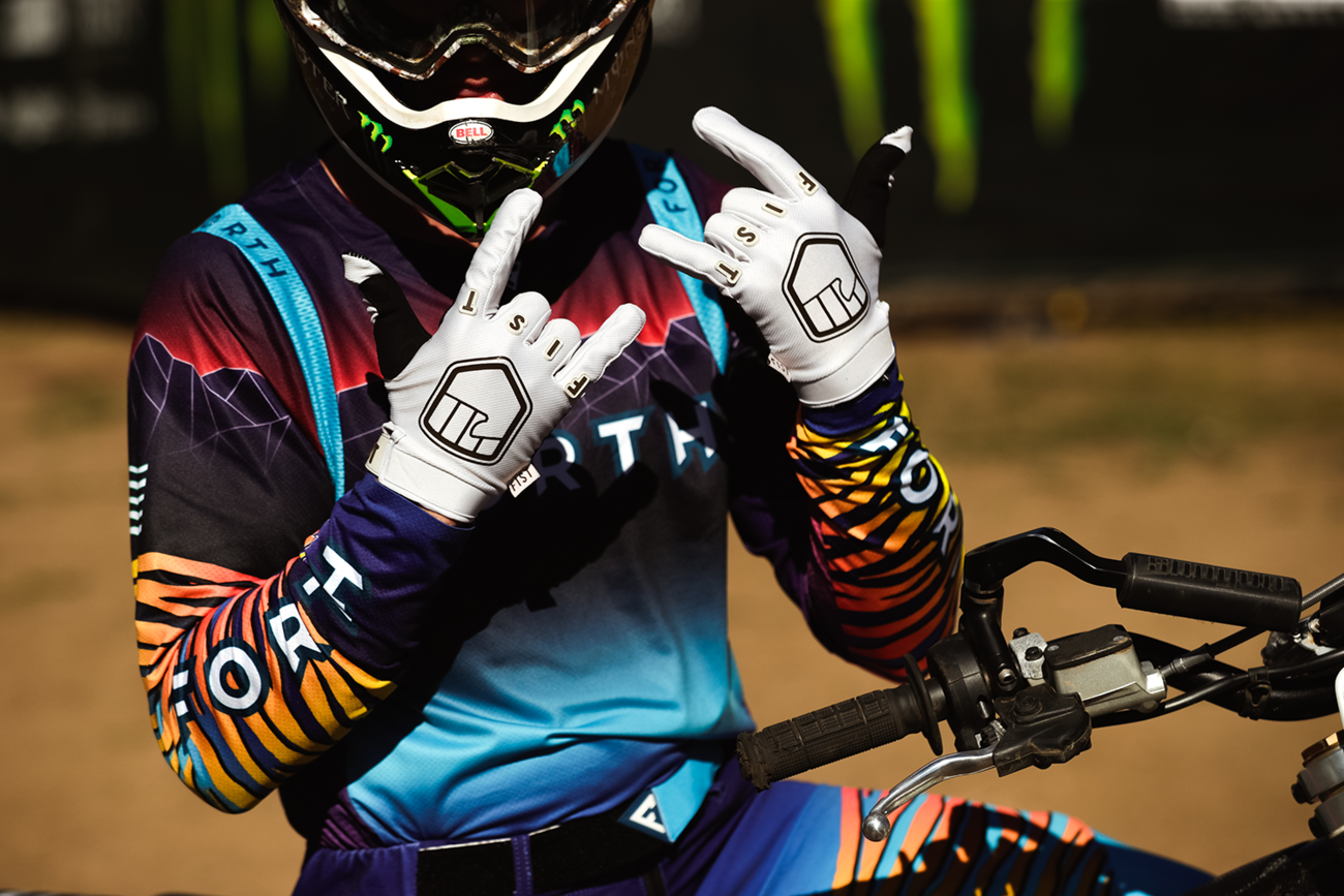 FIST HANDWEAR Panda Strapped Stocker Gloves in small size showing black and white panda design with strap closure.