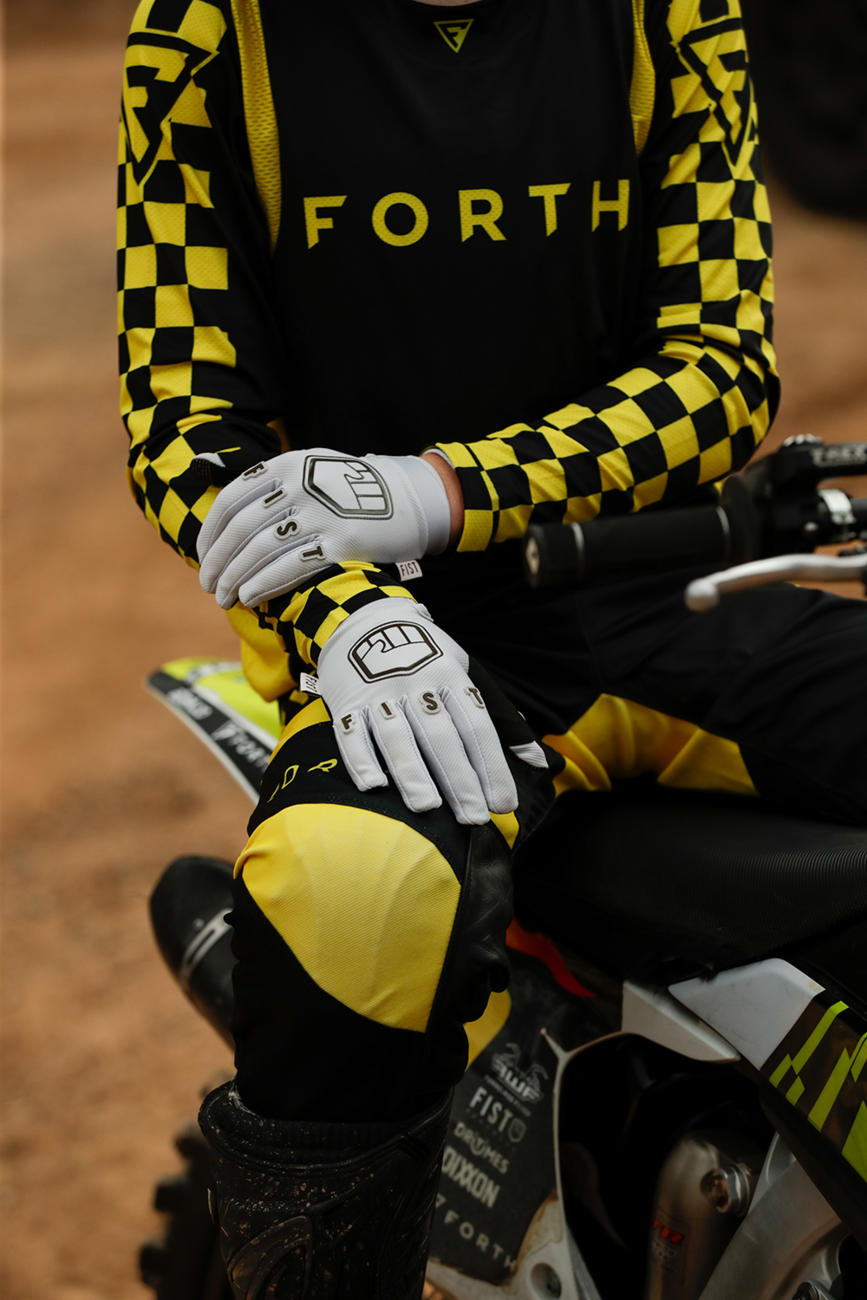 FIST HANDWEAR Panda Strapped Stocker Gloves in small size, black and white gloves with strap detail for protection and grip.