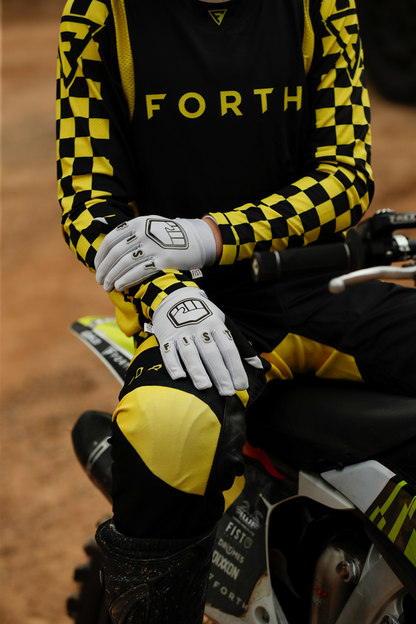 FIST HANDWEAR Panda Strapped Stocker Gloves in small size, black and white gloves with strap detail for protection and grip.