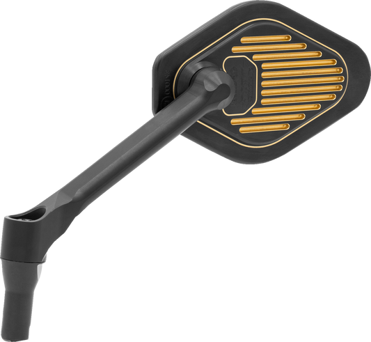 DRAG SPECIALTIES M03-06L Adjustable Diamond Mirror with Short Stem - Left Side