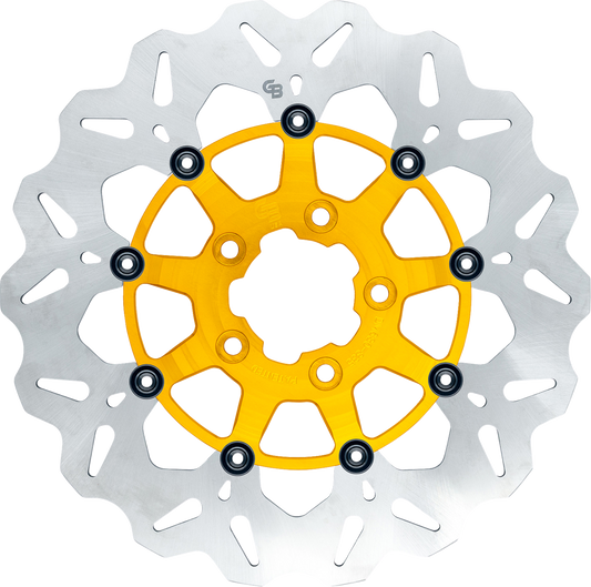 GBRAKES GBDU016 Rear Gold Brake Rotor - High-Performance Replacement