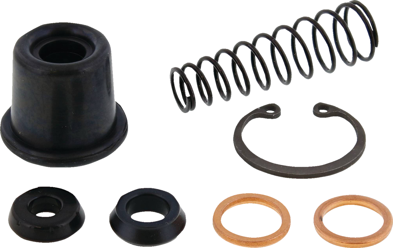 Moose Offroad Master Cylinder Rebuild Kit 18-1134 for Nissin brake systems, showing various rebuild components on a white background.