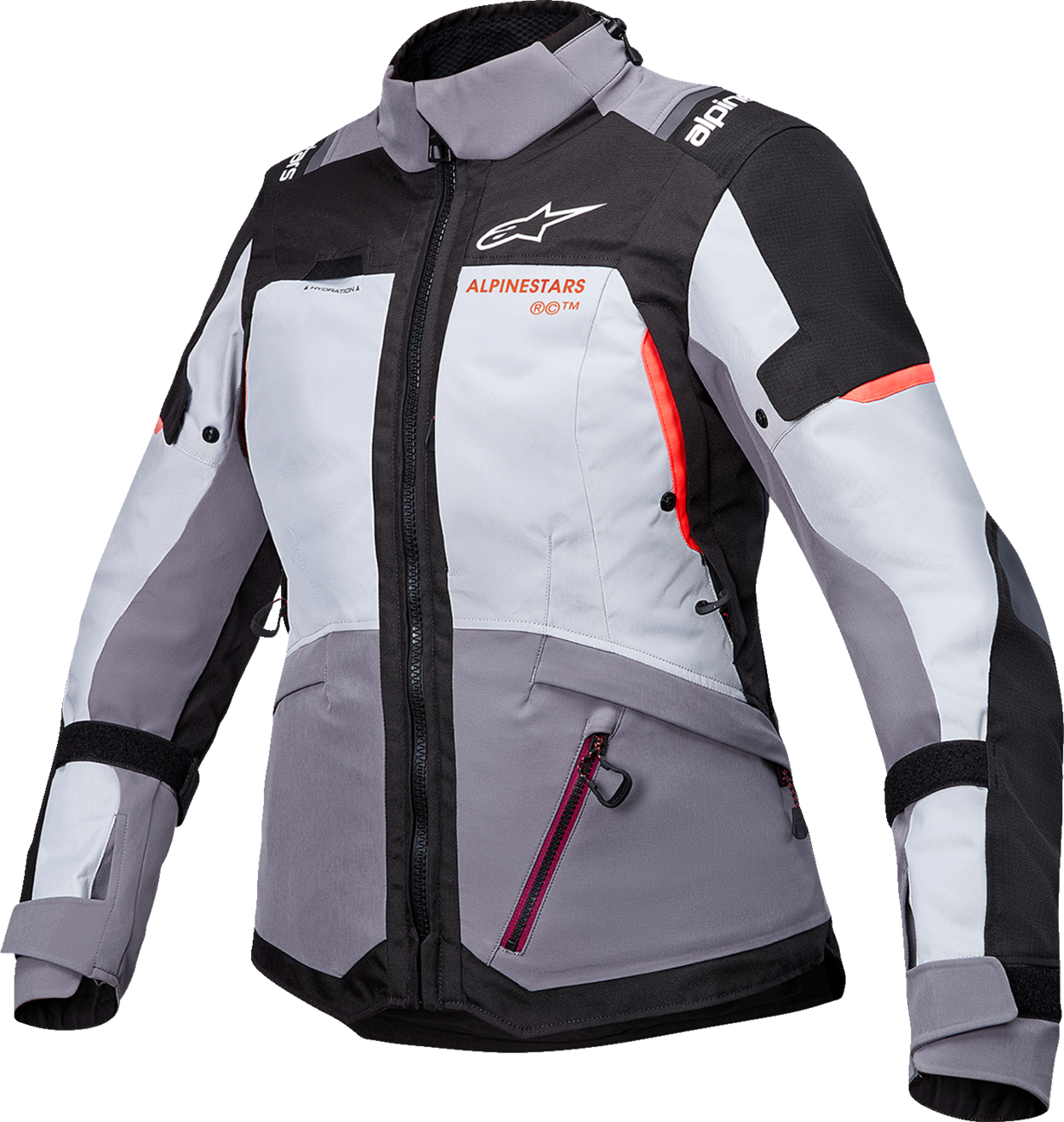 Alpinestars Stella Andes v4 Drystar waterproof women's riding jacket with impact protection and adjustable features.