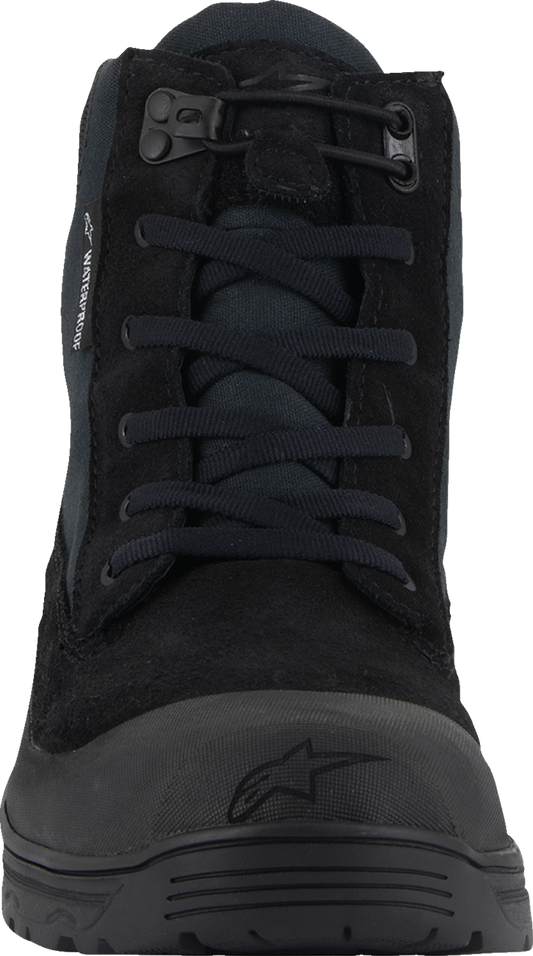 Alpinestars Women's Judy waterproof riding boots in black, US 11, with sturdy leather construction and ankle support.