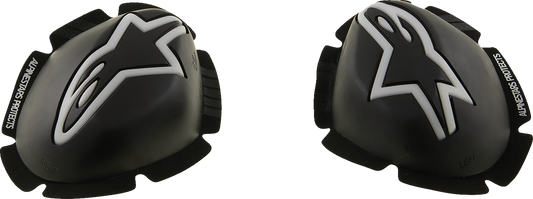 ALPINESTARS, Alpinestars GP Tech Knee Sliders - Black/White Part 6400126-12 for Track Use