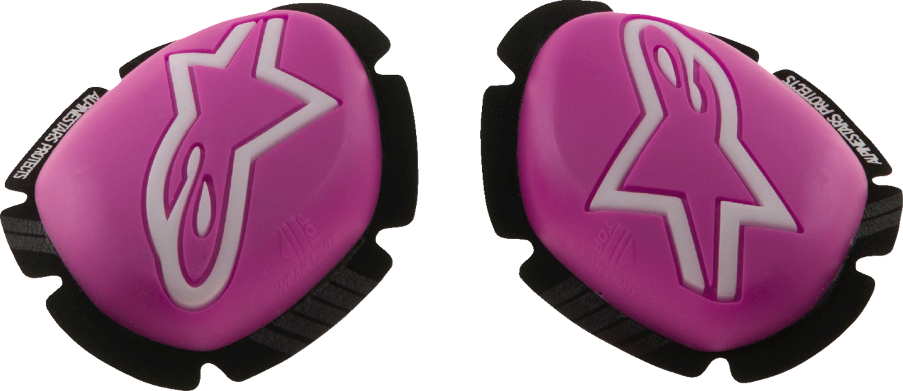ALPINESTARS, Alpinestars GP Plus Knee Sliders - Pink Fluo/White (Part #6400226-3117)
