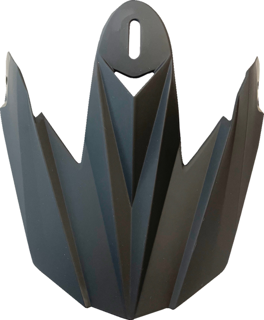 Matte black AFX FX-15 motorcycle helmet by Bill's Exhausts with sleek design and full face coverage.