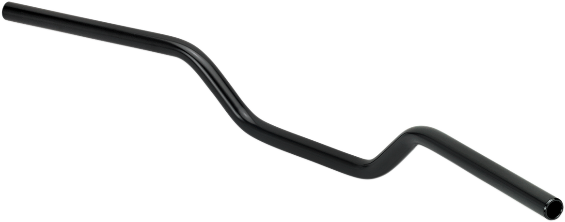 Black BILTWELL Tracker Handlebar for motorcycles, 7/8 inch smooth design, suitable for custom bike builds.