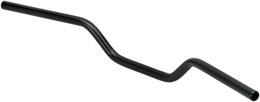 Black BILTWELL Tracker Handlebar for motorcycles, 7/8 inch smooth design, suitable for custom bike builds.