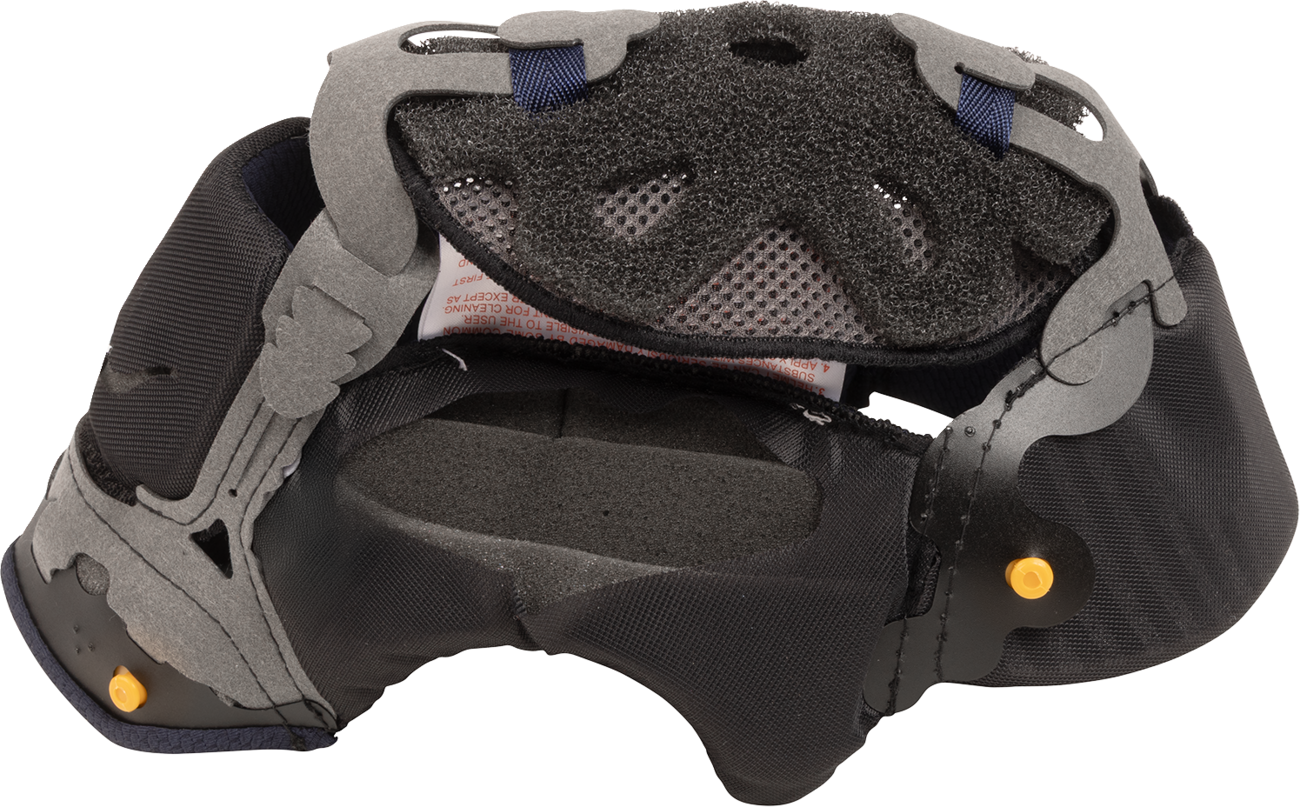 Arai Helmets XD-5 interior pad with 10mm thickness, replacement liner part, showing soft foam and fabric lining for helmet comfort.
