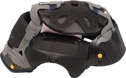 Arai Helmets XD-5 interior pad with 10mm thickness, replacement liner part, showing soft foam and fabric lining for helmet comfort.