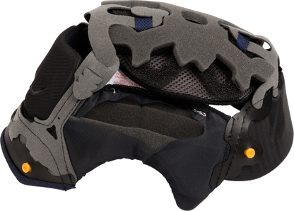 ARAÏ Helmets XD-5 interior pad with 10mm thickness, showing the foam and fabric lining for helmet comfort and fit.