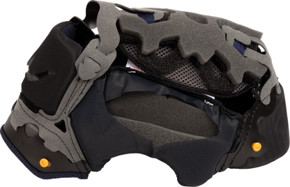 ARAİ Helmets XD-5 interior pad, III size, 7mm thickness, close-up view showing padding and stitching details.