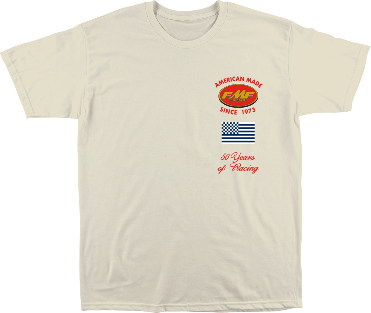 FMF Factory Faster T-Shirt - Natural, 2XL, HO25118901NAT2X
