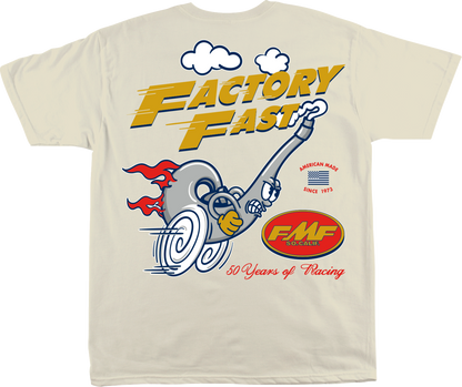 FMF Factory Faster T-Shirt - Natural, 2XL, HO25118901NAT2X