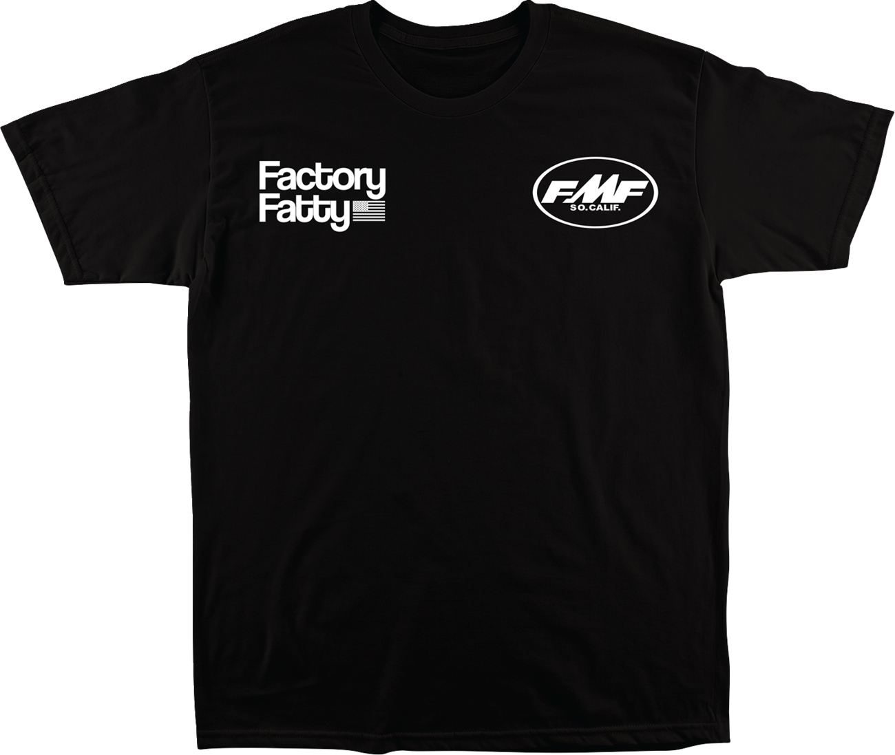 Black FMF Factory Fatty T-Shirt in Medium, featuring bold graphic design and comfortable fit.