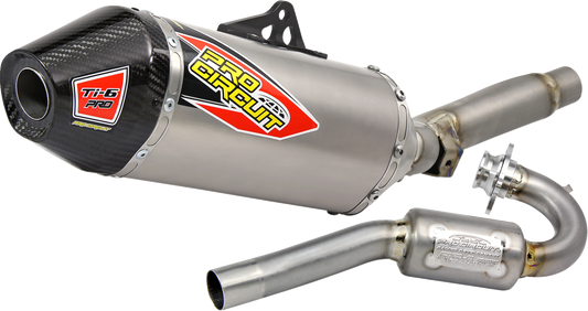 PRO CIRCUIT Type 296 S/A silencer for Yamaha YZ125 motorcycle, showcasing the sleek exhaust silencer part.