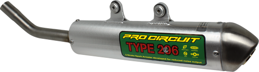 Pro Circuit R-304 silencer for Beta motorcycle, made of durable aluminum and stainless steel exhaust system components.