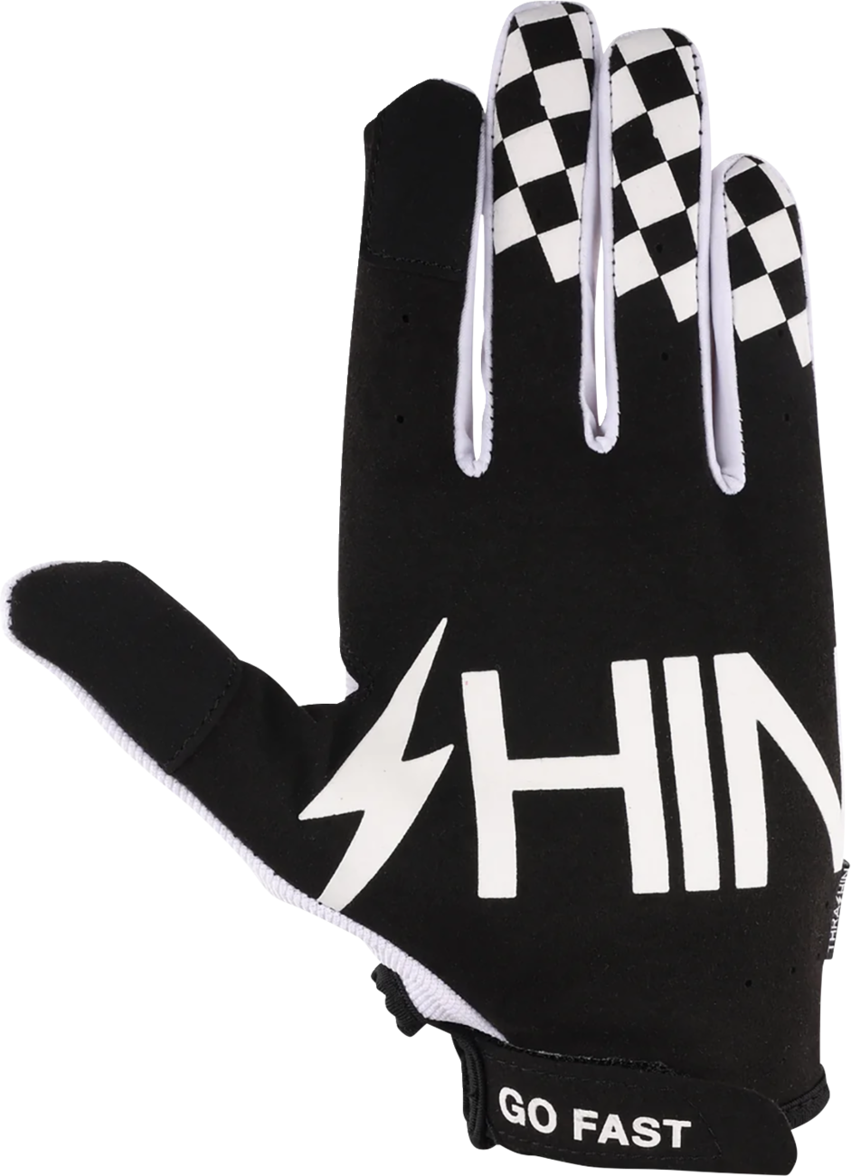 THRASHIN SUPPLY CO. Go Fast Stealth Gloves - White Large SV1-10-10