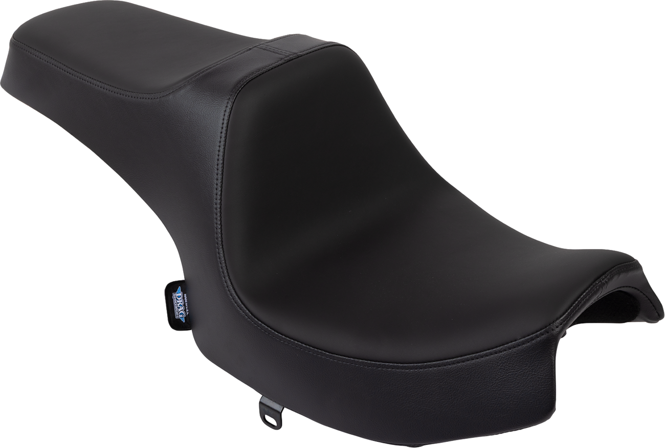 Drag Specialties Predator III seat for Challenger 2020-2025 in solar leather with smooth finish, shown from side angle.