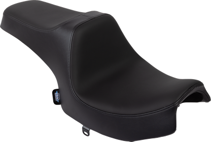 Drag Specialties Predator III seat for Challenger 2020-2025 in solar leather with smooth finish, shown from side angle.
