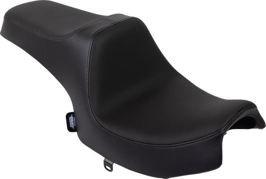 Drag Specialties Predator III seat for Challenger 2020-2025 in solar leather with smooth finish, shown from side angle.