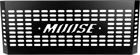 Heavy-duty steel tailgate extension for Polaris General by MOOSE OFFROAD, designed as a cargo organizer for off-road vehicles.