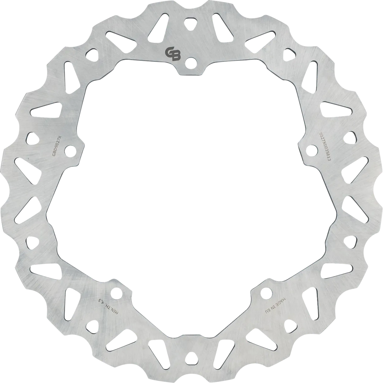 GBRAKES GBD9027X 280mm rear brake rotor for high-performance street and off-road bikes, shown in the image.