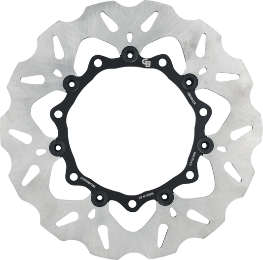 GBRAKES GBD9012X 300mm Front Brake Rotor for High-Performance Street and Off-Road Bikes