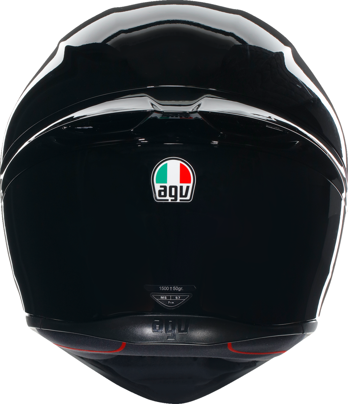 Black AGV K1 S motorcycle helmet in XL with ventilation, double D retention, and Pinlock® system visible.