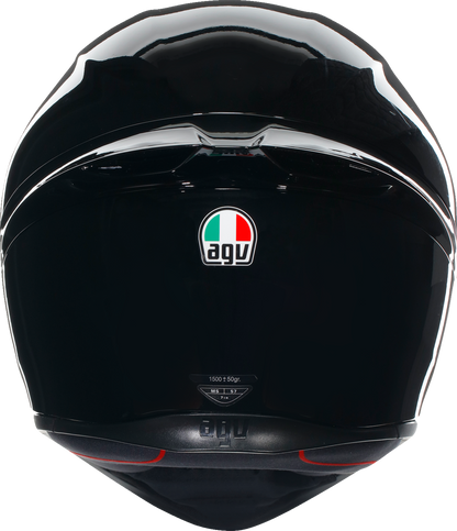 Black AGV K1 S motorcycle helmet in XL with ventilation, double D retention, and Pinlock® system visible.