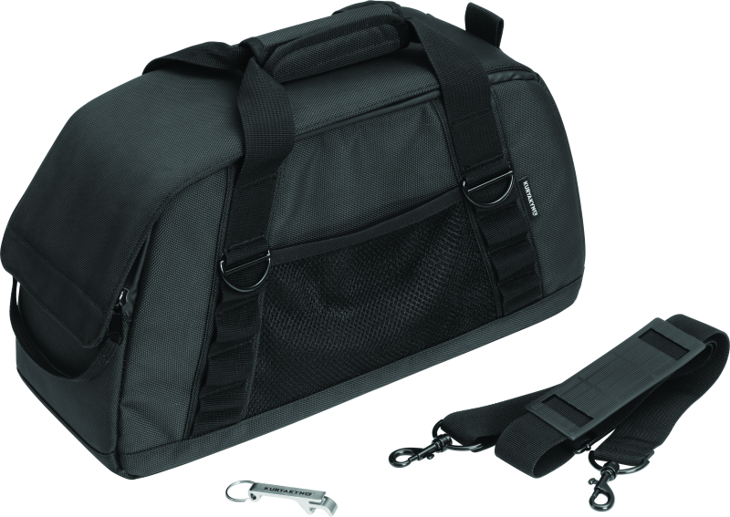 Kuryakyn Saddlebag Cooler Black for powersports bikes, keeps beverages cold during rides, durable and easy to attach.