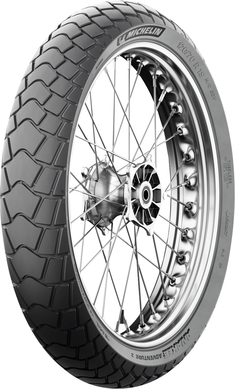 MICHELIN Anakee Adventure 2 Front Tire 110/80R19 for Road and Trail Performance