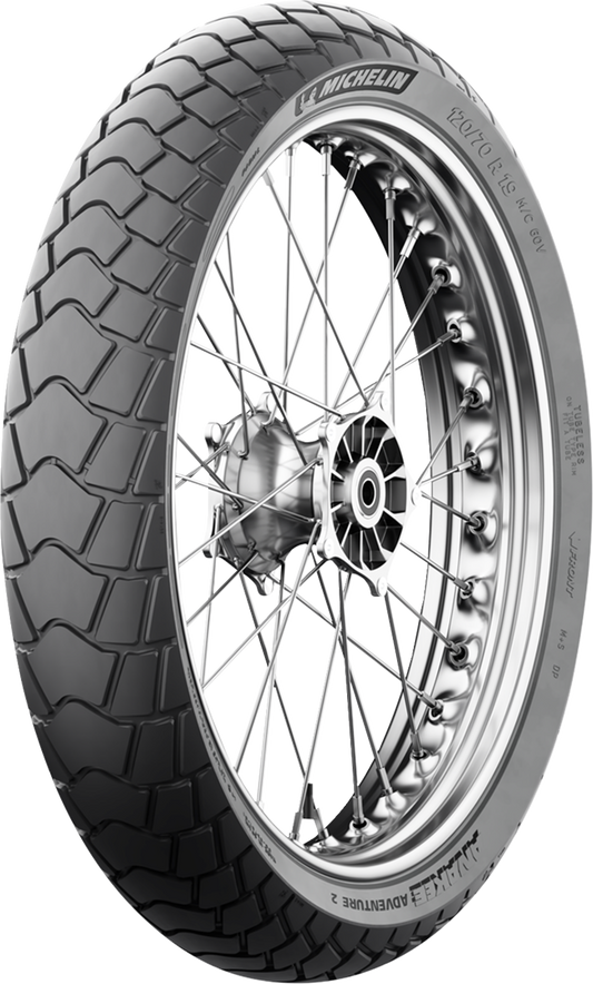 MICHELIN Anakee Adventure 2 Front Tire 110/80R19 for Road and Trail Performance