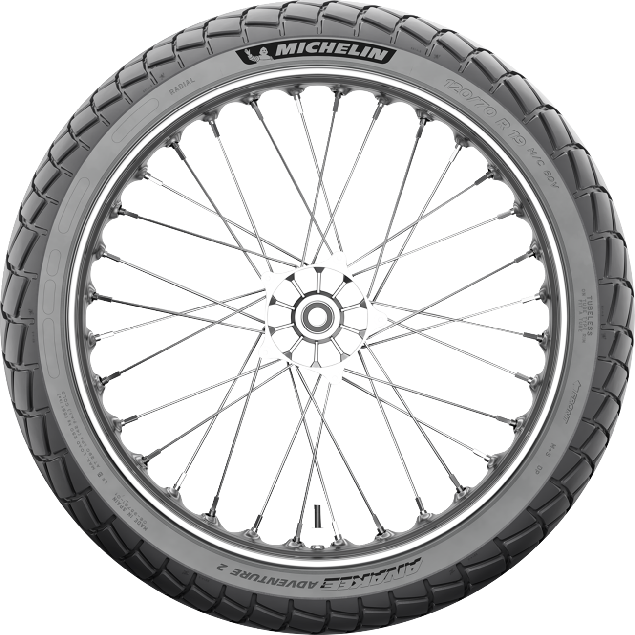 MICHELIN Anakee Adventure 2 Front Tire 110/80R19 for Road and Trail Performance