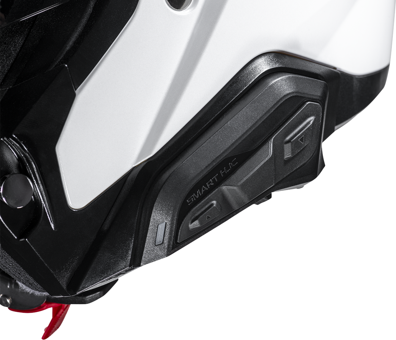 HJC i91 helmet in solid white, extra small size, featuring aerodynamic design and secure chin strap.