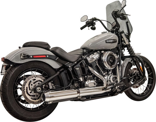 BASSANI XHAUST 1F78SS 2-Into-1 High Horsepower Stainless Steel Exhaust System for M8 Engines