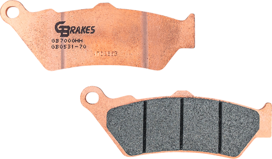 GBRAKES Sintered Brake Pads GB0531-70 for Motorcycle Front and Rear